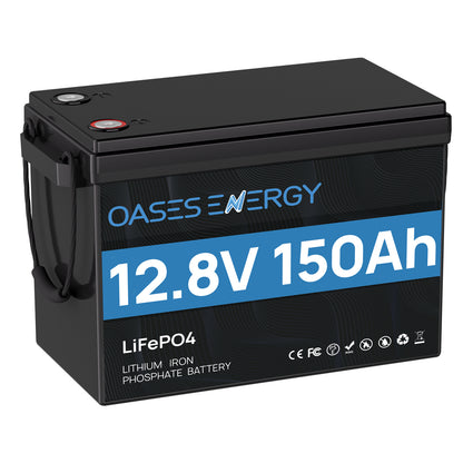 12V 150Ah LiFePO4 Lithium Battery for RV, Home Power Shortage, Camping, and Off Grid