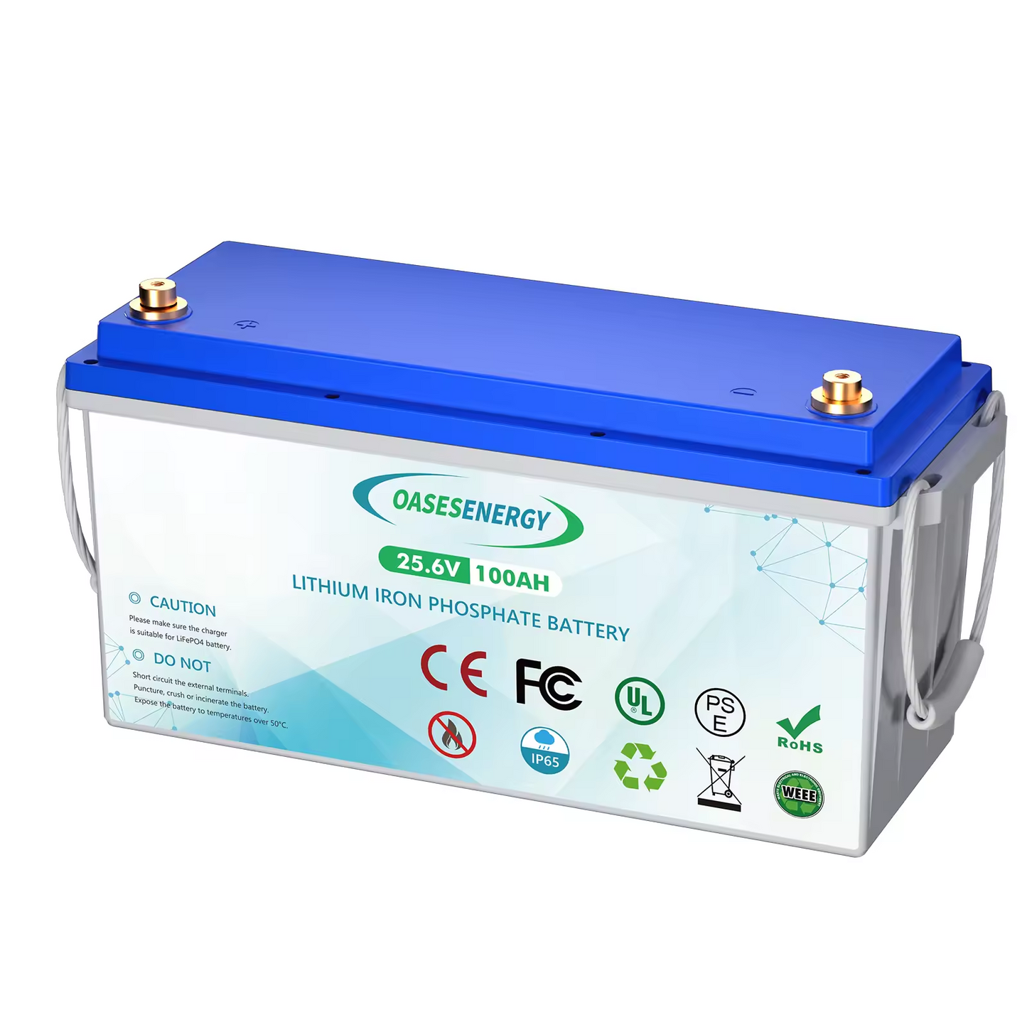 25.6V 100Ah Lithium iron phosphate battery