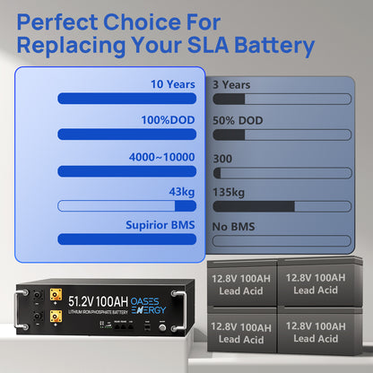 OASESENERGY LiFePO4 Battery Advantage